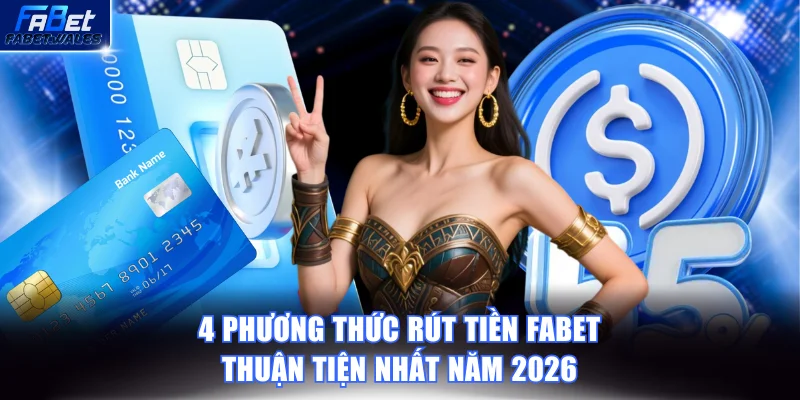 4 phương thức rút tiền FABET thuận tiện nhất năm 2026