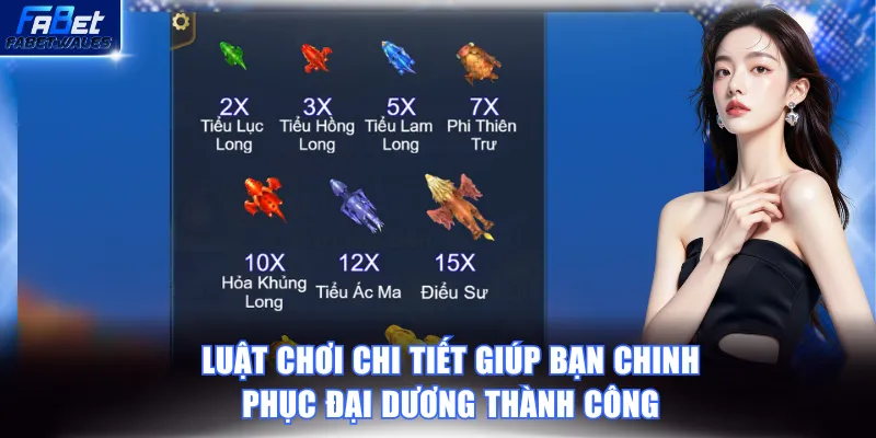 Luật chơi chi tiết giúp bạn chinh phục đại dương thành công